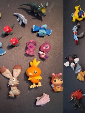 49 pokemon and other mini toys